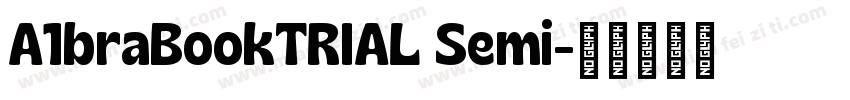 A1braBookTRIAL Semi字体转换